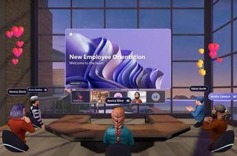 Meetings on Teams will be in virtual reality