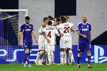 Champions League, Dinamo-Milan 0-4: Rossoneri second in the group