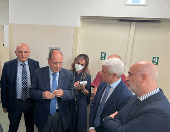 Schifani inspection at the Palermo Polyclinic