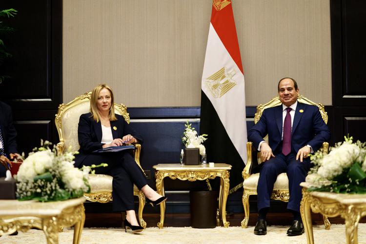 Incontro Meloni-al Sisi, su tavolo tema diritti umani e casi Regeni e Zaki