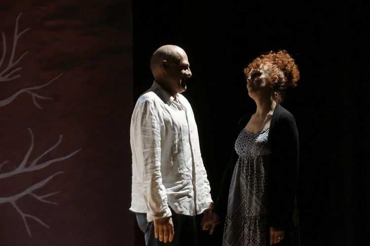 Paolo Triestino con Edy Angelillo al Teatro Manzoni di Roma con lo spettacolo 