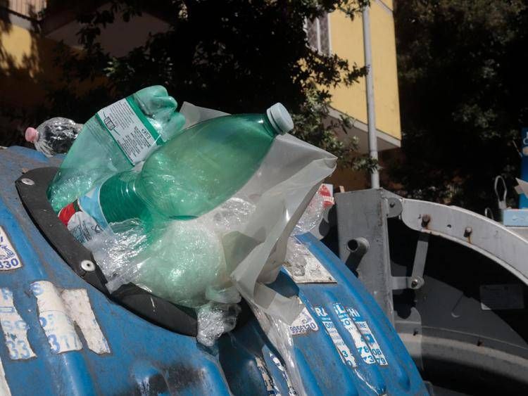 Rifiuti a Roma (Fotogramma)