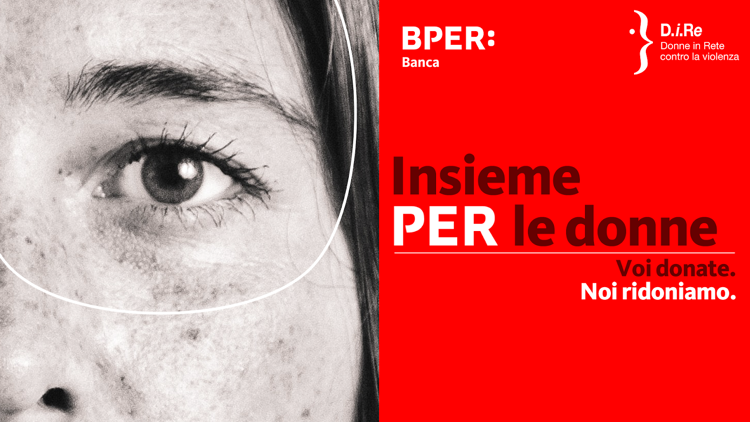 Bper, raccolta fondi contro la violenza sulle donne