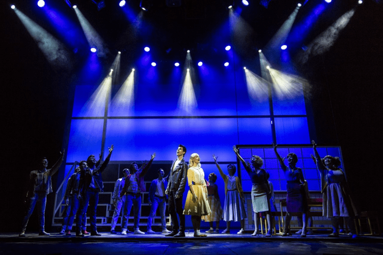 Una scena del musical 