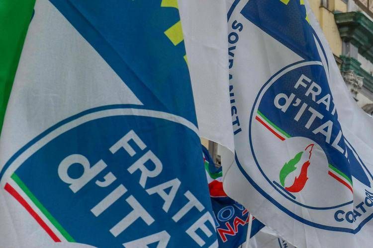 Bandiere Fratelli d'Italia - (Fotogramma)