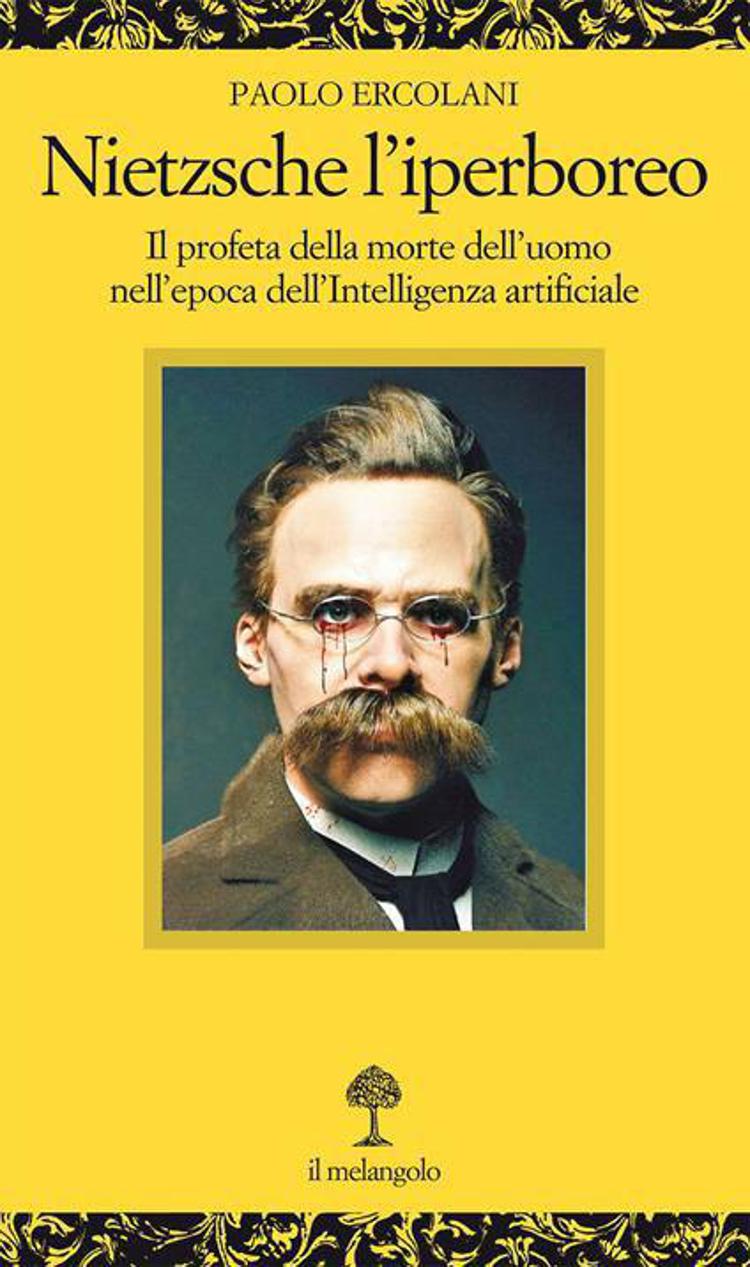 copertina del libro del filosofo Paolo Ercolani, 'Nietzsche l’iperboreo', edito da Il Melangolo