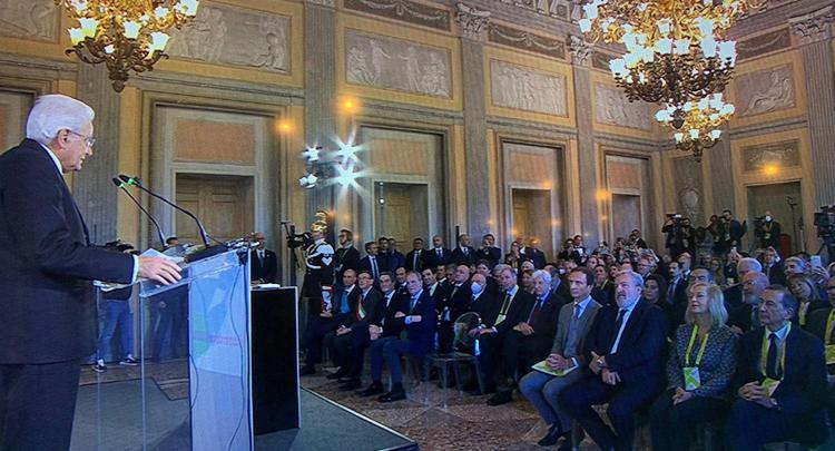 Mattarella: 'Intesa siglata è prima stipulata con consenso unanime Regioni'