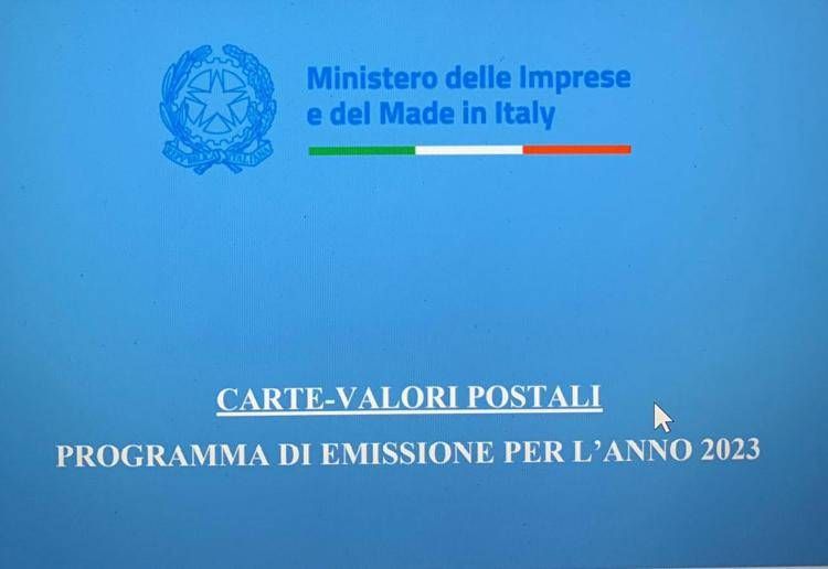 Francobolli, via libera da Urso e Bergamotto alla lista delle nuove emissioni del 2023