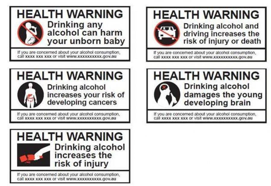 health warnings federvini