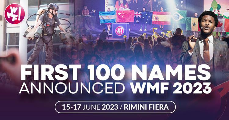 Annunciati i primi 100 nomi del Wmf 2023