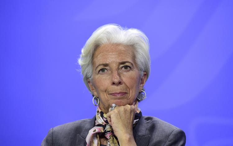 Il presidente della Bce Christine Lagarde