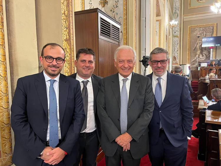 Parlamentari del Gruppo Popolari e Autonomisti, Roberto Di Mauro, Giuseppe Carta, Giuseppe Lombardo e Giuseppe Castiglione