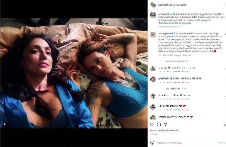 Asia Argento e Ambra Angiolini insieme in una nuove serie tv