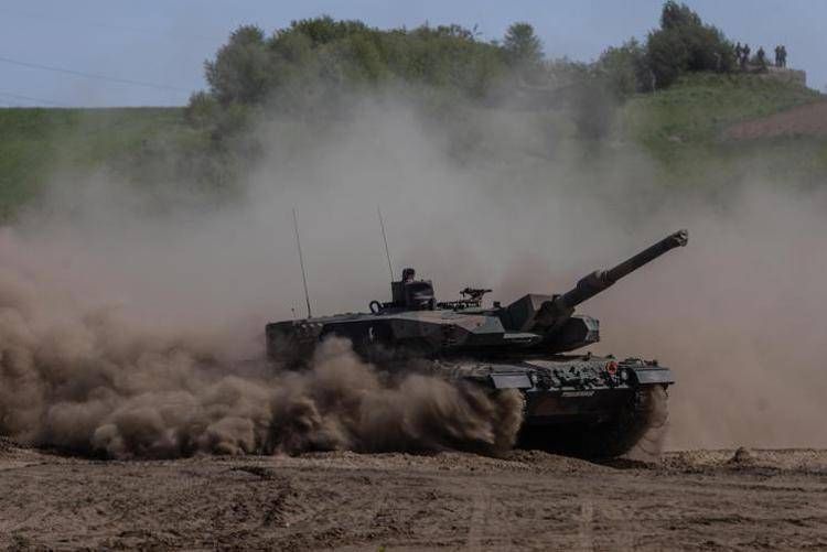 Un tank Leopard