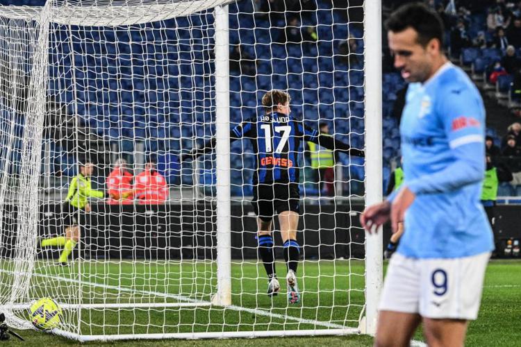 Lazio-Atalanta 0-2, gol di Zappacosta e Hojlund