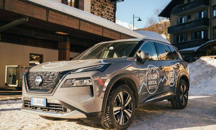 Nissan X-Trail e-Power: il SUV ibrido al Vertical Winter Tour