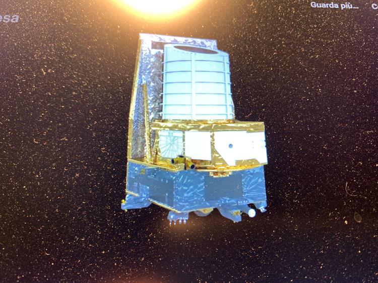 Il satellite Euclid di ESA (Immagine da video ESA) 