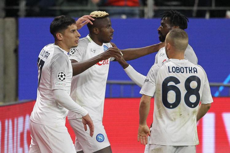 Champions, Eintracht-Napoli 0-2 in andata ottavi di finale
