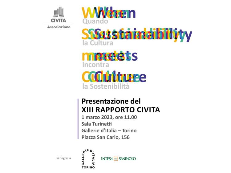 Presentato il XIII Rapporto Civita alle Gallerie d’Italia - Torino