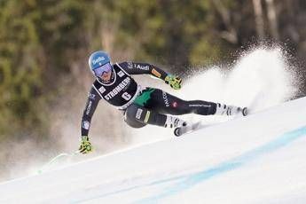 Super-g Kvitfjell, Curtoni second by a whisker and Goggia out