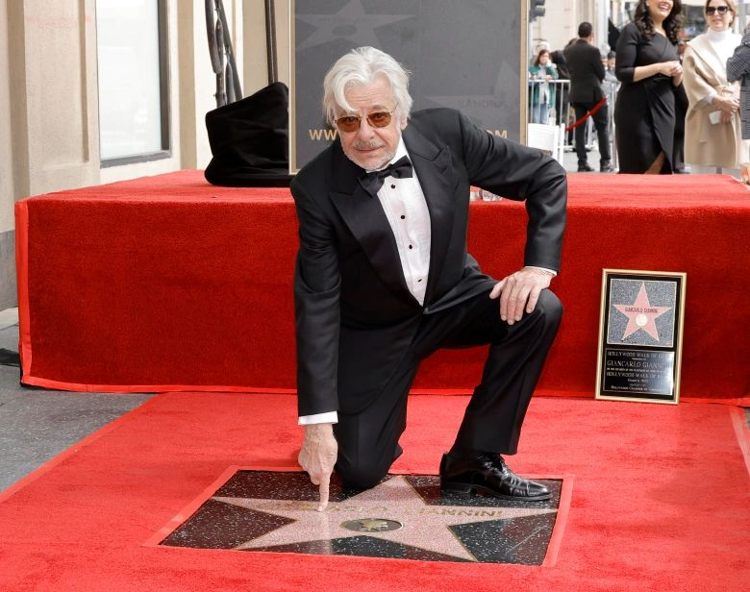 Hollywood, posata la stella di Giancarlo Giannini sulla Walk of Fame