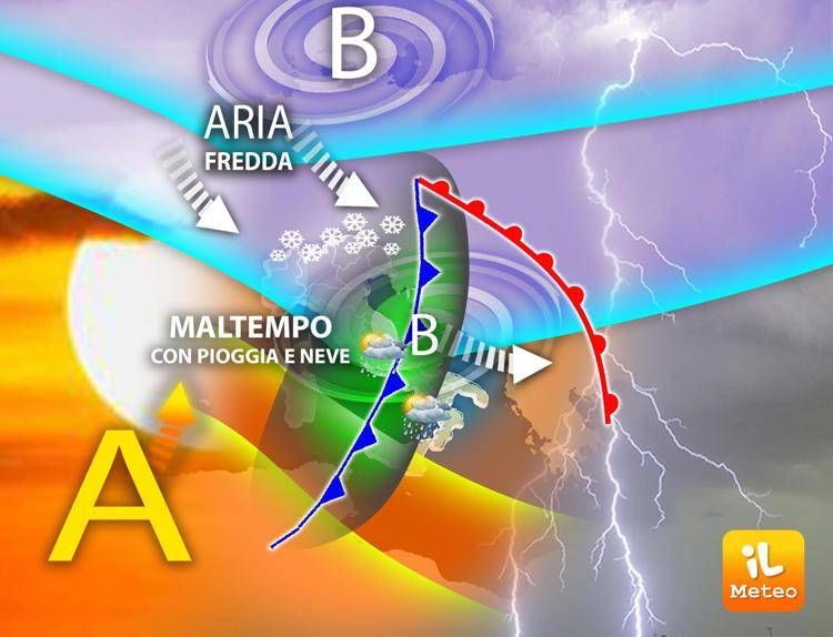 Torna il maltempo con pioggia e neve: da Nord a Sud, previsioni meteo