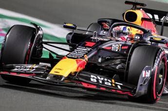 F1 Gp Saudi Arabia 2023, pole in Perez.  Verstappen out in Q2
