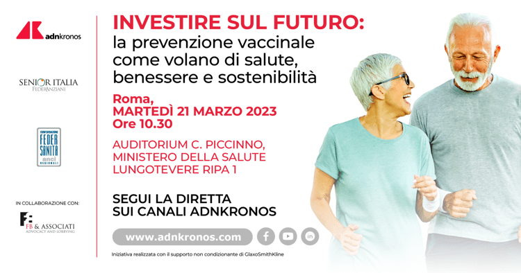 “Investire sul futuro: la prevenzione vaccinale come volano di salute, benessere e sostenibilità”