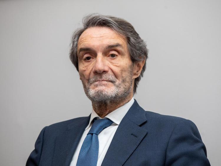 Attilio Fontana, presidente della Regione Lombardia - Fotogramma
