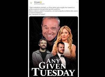 He made fun of Lazio, the Beasts and Rai ‘wand’ company in a tweet