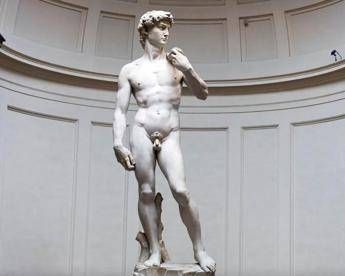 il David di Michelangelo (Fotogramma)
