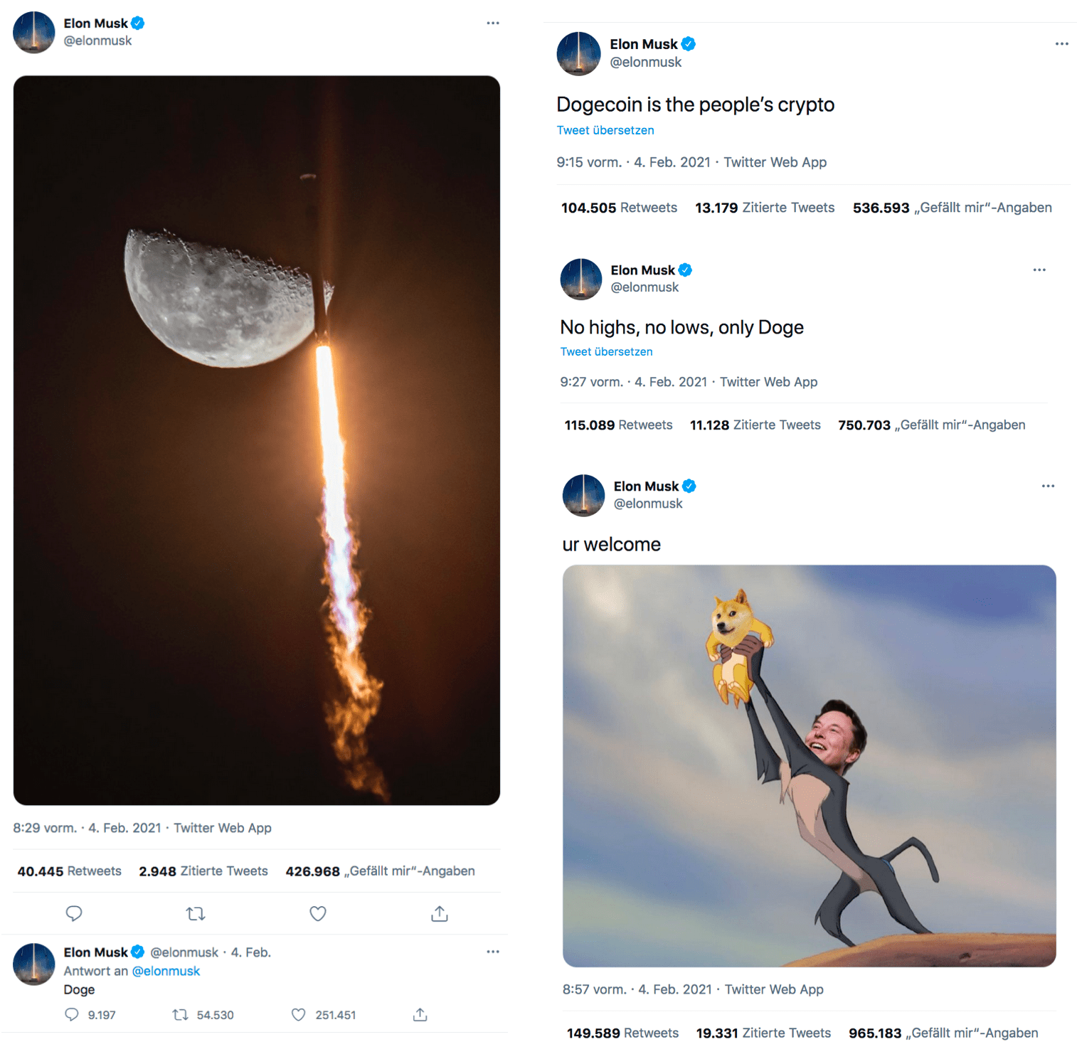 Twitter changes its logo and Dogecoin flies into the cryptomarket