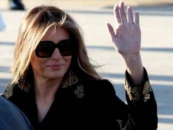 Where is Melanie?  Trump thanks the family and does not name them