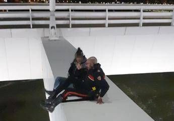 Alessandria, a young man threatens to commit suicide: saved by a carabiniere