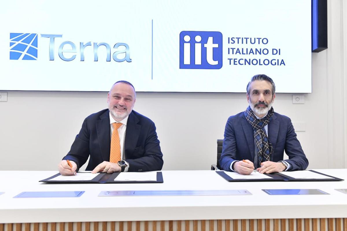Al via partnership tra Terna e Istituto Italiano di Tecnologia