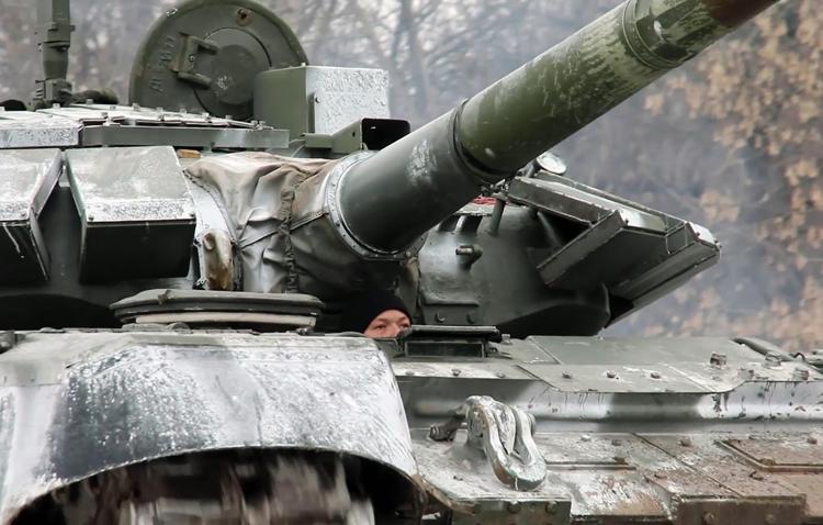 Carro armato in Ucraina - (Afp)