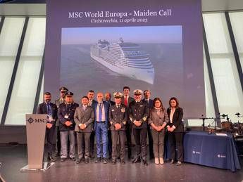 Msc, Civitavecchia welcomes World Europa