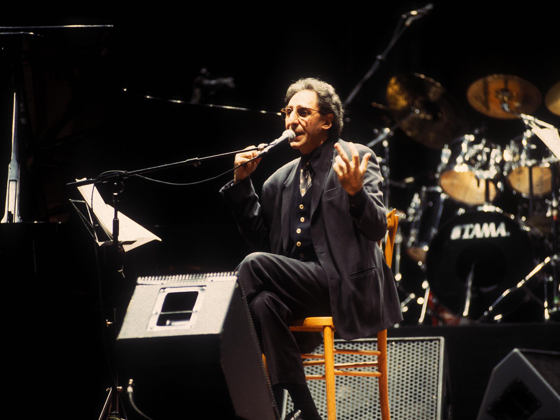 Franco Battiato in concerto a Noto nel 1996