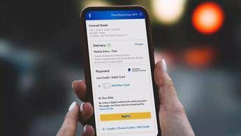 PayPal, agreement with Live Nation to pay for concerts even in 3 installments