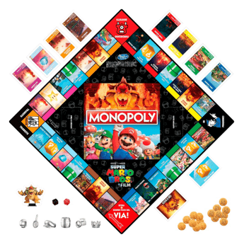 Super Mario, the film becomes a special edition of Monopoly