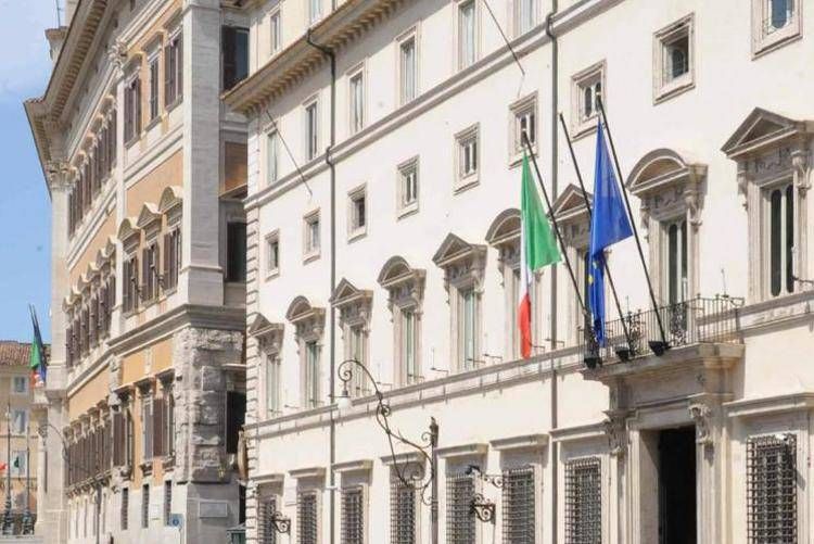 The Italian prime minister's office (Palazzo Chigi) in Rome