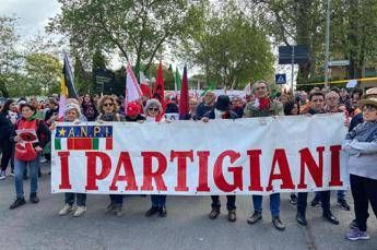 April 25, Anpi procession in Rome.  The partisan Iole: “Keep on fighting”