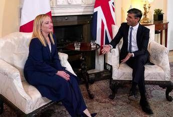 Italy-GB, Meloni to Sunak: “Same line on migrants”