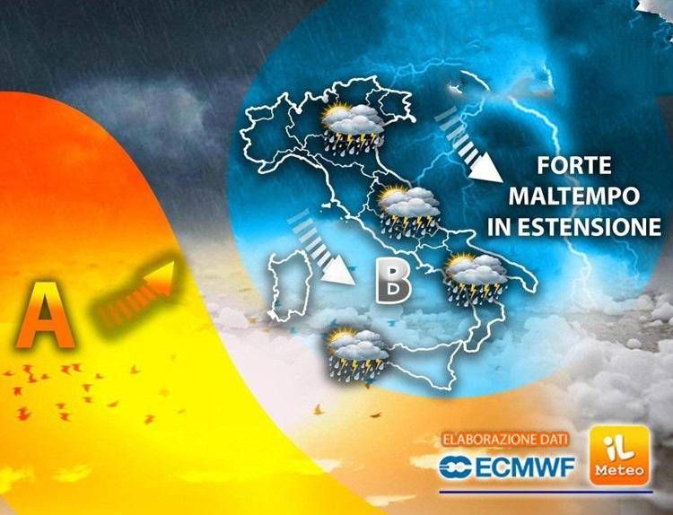 Maggio inizia con la pioggia, previsioni meteo Italia