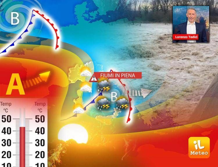 Altre 24 ore di maltempo, poi arrivano sole e caldo