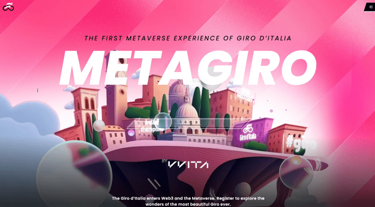 Il Giro d’Italia prende «VVITA» nel Web3: collezioni digitali, benefit e ora anche il Metagiro