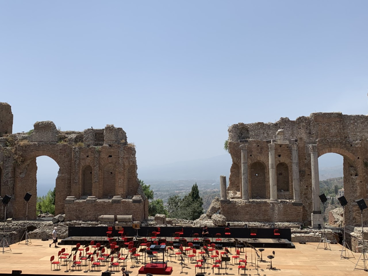 Il Teatro Antico greco-romano di Taormina - (foto AdnKronos)