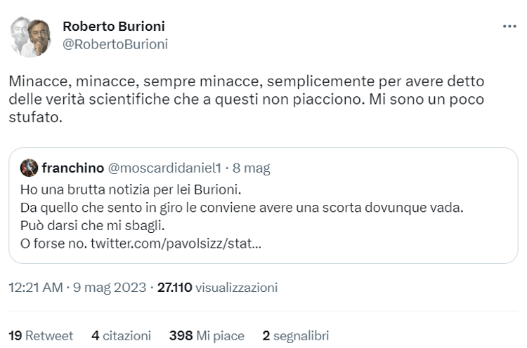 Roberto Burioni /Twitter