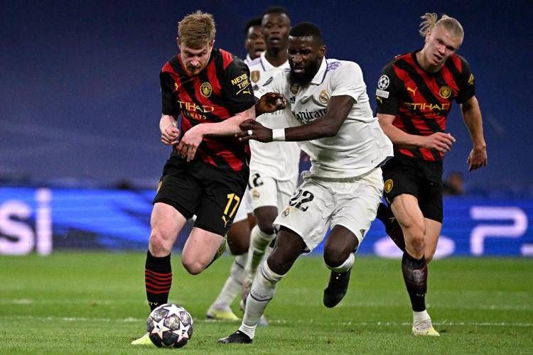 Champions, Real Madrid-City 1-1: gol di Vinicius e De Bruyne