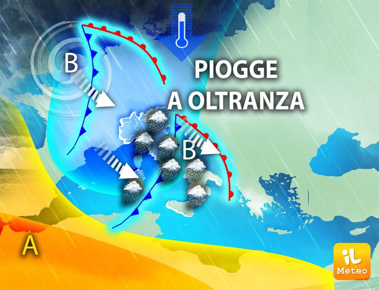 Ancora maltempo su mezza Italia, primavera in crisi: previsioni meteo